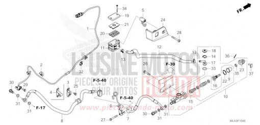 REAR BRAKE MASTER CYLINDER CMX1100DM de 2021